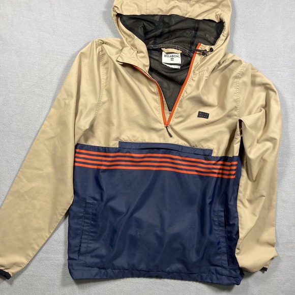 Billabong Other - Billabong Jacket Mens Size Medium Khaki Navy Orange Transport Jacket Solid